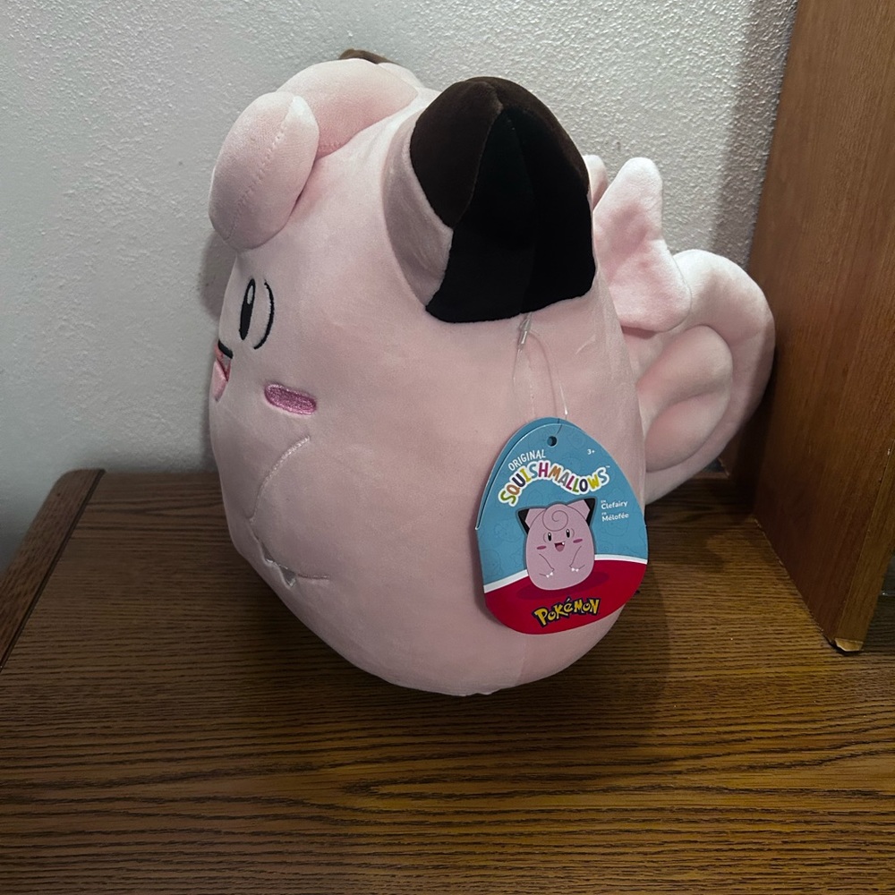10” Clefairy Pokémon Squishmallow - Picture 2 of 7